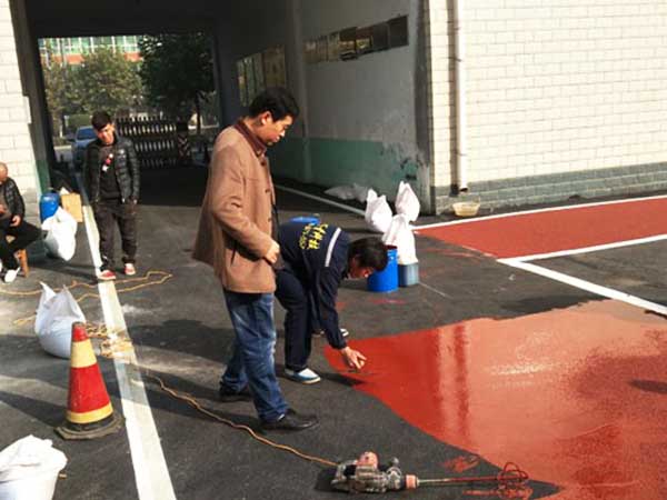 彩色噴涂路面